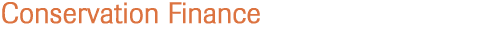 Conservation Finance